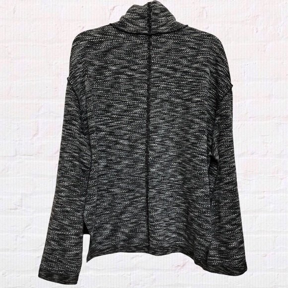 We The Free People Sweater Womens Small Black Sunny Days Turtleneck Bell Sleeve - Picture 7 of 14
